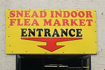 Snead Indoor Flea Market front entrance